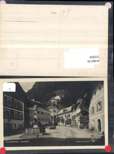 722039 Hallstatt Salzkammergut Brunnen