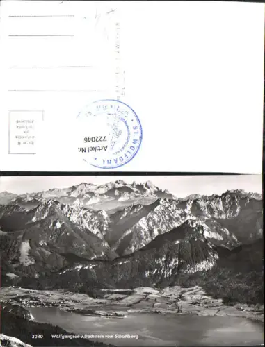 722046 Wolfgangsee St. Wolfgang Dachstein Schafberg Bez. Gmunden