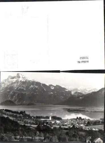 722052 Mondsee Schafberg u. Dachstein Bez. Vöcklabruck