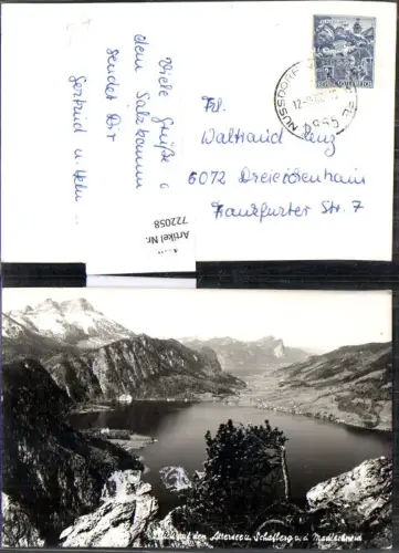 722058 Attersee Schafberg v. d. Madlschneid Nussdorf a. Attersee