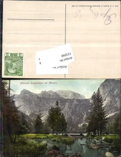 722090 Ebensee Hinterer Langbathsee Gmunden Bez. Gmunden