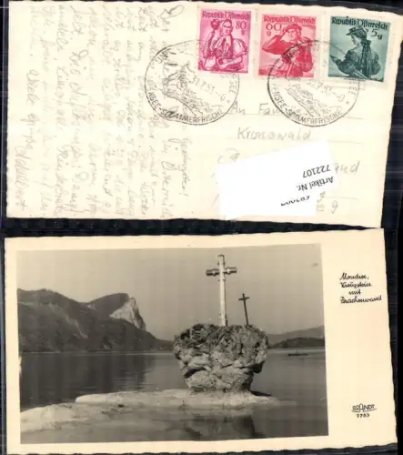 722107 Mondsee Kreuzstein m. Drachenwand