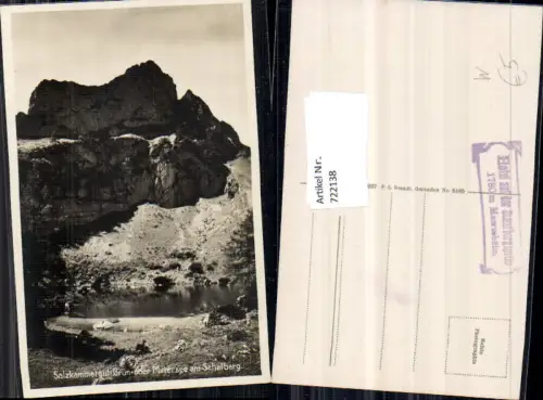 722138 Salzkammergut St. Wolfgang Grün u. Mittersee a. Schafberg Bez. Gmunden
