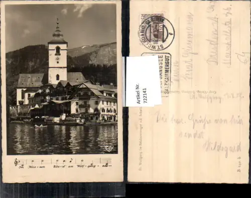 722141 St. Wolfgang Weisses Rössl Salzkammergut Bez. Gmunden
