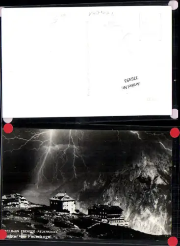 726393 Gewitter am Feuerkogel Ebensee Blitze