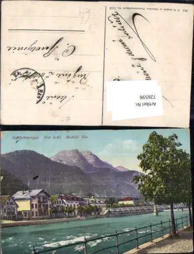 726596 Bad Ischl Rudolfs Kai Partie pub Brandt 1113