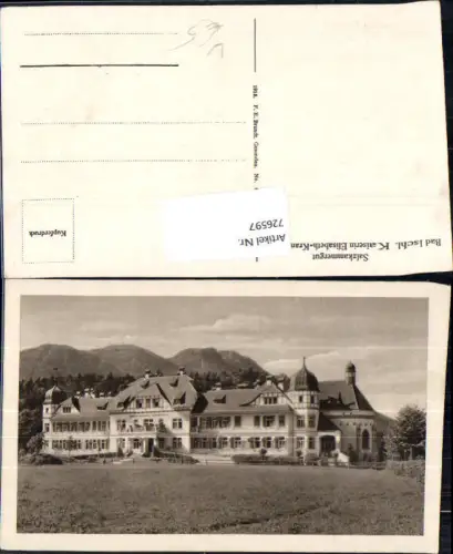 726597 Bad Ischl Kaiserin Elisabeth Krankenhaus Sissi Sisi
