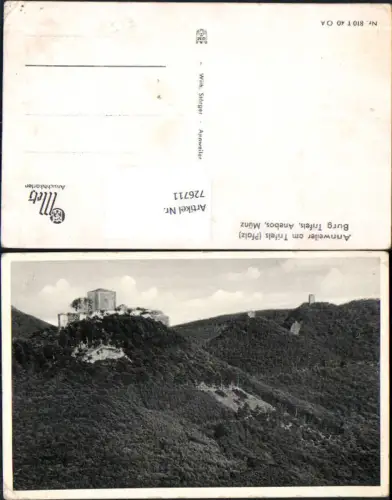 726711 Annweiler am Trifels Burg Trifels Anebos Münz Pfalz Bez. Südliche Weinstraße