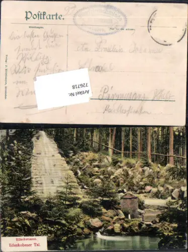 726718 Edenkoben Hilschwasser Stp. Siegfriedschmiede gel Pirmasens