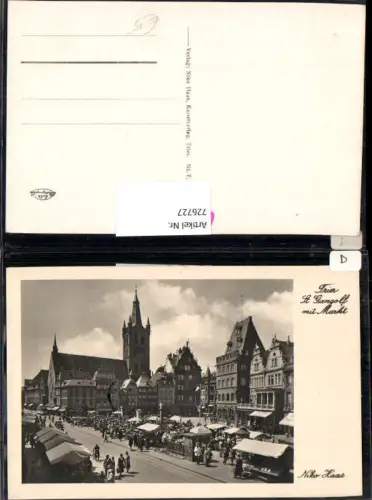 726727 Trier St Gangolf mit Markt Trier LK Trier-Saarburg pub Niko Haas