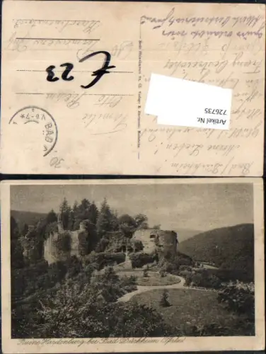 726735 Ruine Hardenberg bei Bad Dürkheim Pfalz