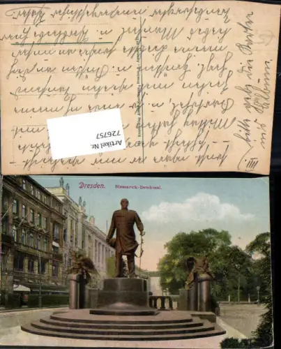 726757 Dresden Bismarck Denkmal