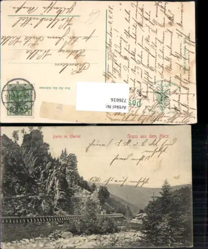 726616 Gruss aus dem Harz Okertal Oker Goslar Partie pub Stengel e Co. 9344