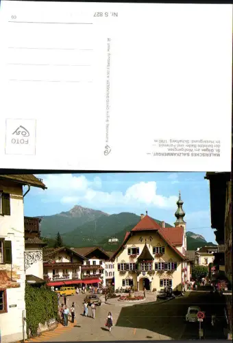 719256 St. Gilgen am Wolfgangsee Hauptplatz VW Käfer Rathaus