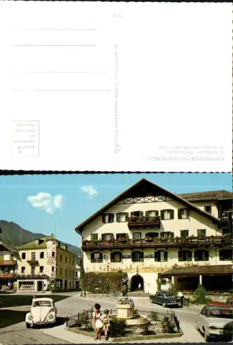 719264 St. Gilgen am Wolfgangsee VW Käfer Oldtimer Gasthaus zur Post