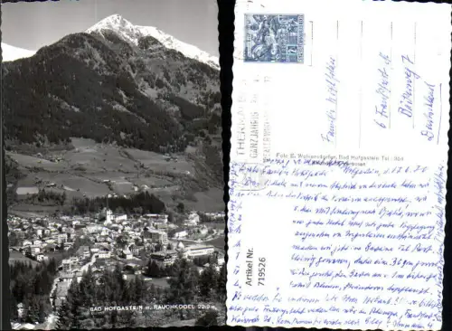 719526 Foto AK Bad Hofgastein m. Rauchkogel