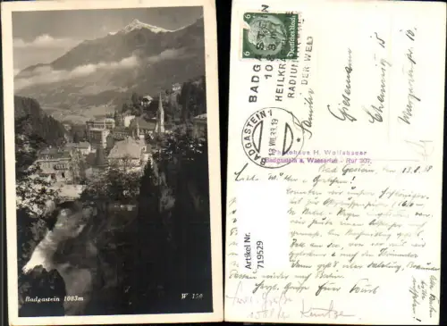 719529 Foto AK Bad Gastein Ansicht