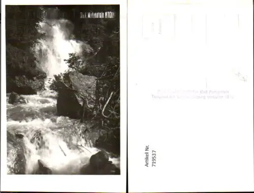 719537 Foto AK Bad Hofgastein Wasserfall