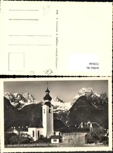 719544 Lofer m. d. Loferer Steinbergen Kirche