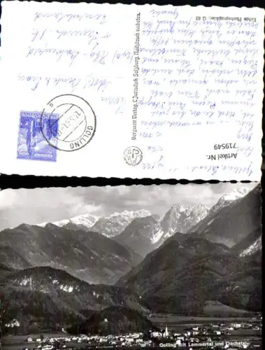 719549 Foto AK Golling m. Lammertal u. Dachstein