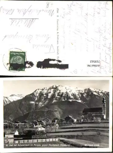 719562 Foto AK St Veit b. Schwarzach i. Pongau geg. Heukareck