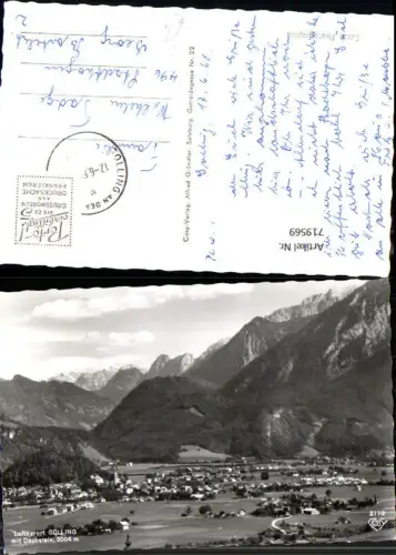 719569 Foto AK Golling m. Dachstein Ansicht pub Cosy 2110