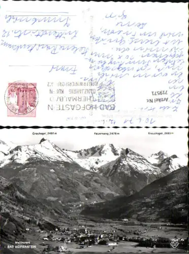 719571 Foto AK Bad Hofgastein Totale pub Cosy 1511