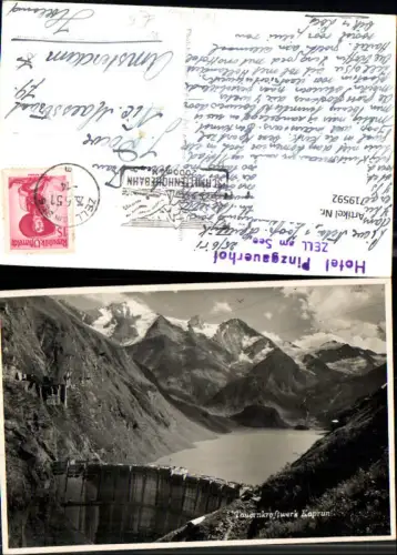 719592 Foto AK Tauernkraftwerk Kaprun Talsperre