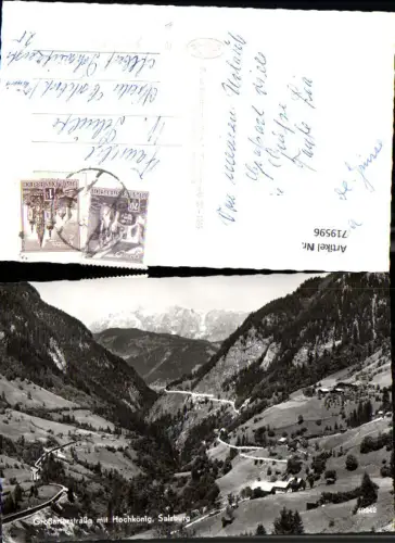 719596 Foto AK Großarlerstraße m. Hochkönig Großarl