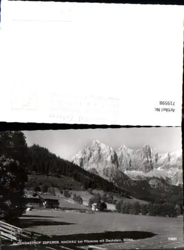 719598 Foto AK Alpengasthof Zeferer Hachau b. Filzmoos m. Dachstein