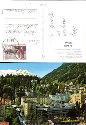 719966 Badgastein Bad Gastein m. Radhausberg Neues Kongreßzentrum