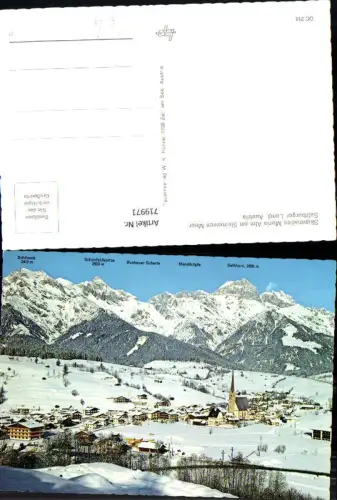 719971 Maria Alm a. Steinernen Meer Winteransicht