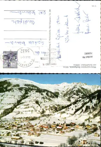 719981 Dorfgastein mit Schuhflicker im Winter