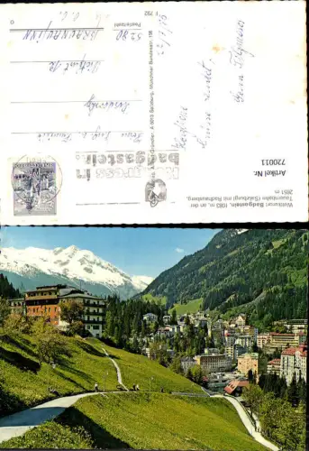 720011 Badgastein Bad Gastein mit Radhausberg