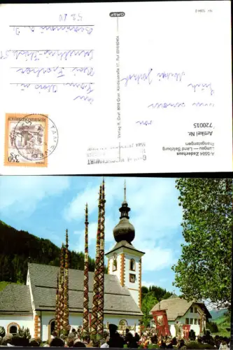 720015 Zederhaus b. Tamsweg Lungau Prangstangen Tracht Brauchtum