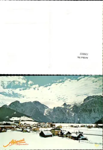 720022 Abtenau m. Tennengebirge im Winter