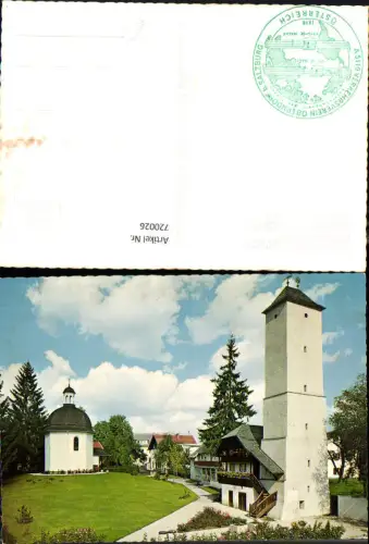 720026 Oberndorf Stille-Nacht-Bezirk mit Gruber-Mohr-Gedächtniskapelle Wasserturm