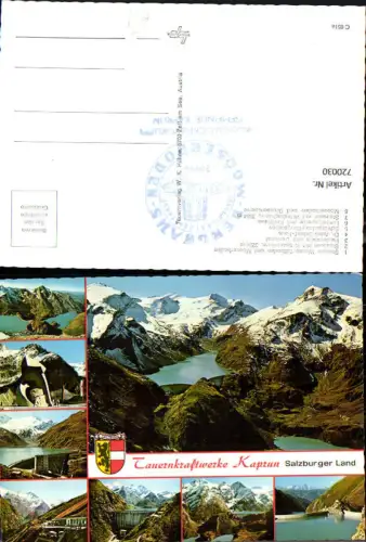 720030 Mehrbild AK Kaprun Tauernkraftwerk Stausee Limbergsperre Schrägaufzug