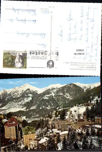720035 Badgastein Bad Gastein mit Gamskarkogel im Winter