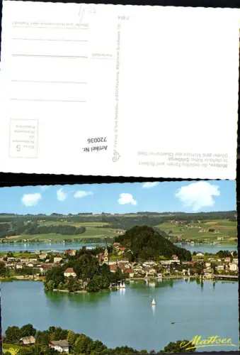 720036 Mattsee b. Salzburg mit Obertrumer See i. Hintergrund