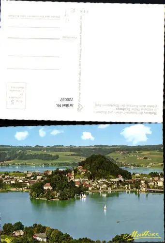 720037 Mattsee b. Salzburg mit Obertrumer See i. Hintergrund