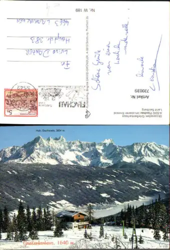 720039 Flachau i. oberen Ennstal Grießenkarhaus im Winter
