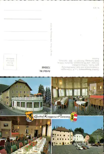720048 Mehrbild AK Tamsweg Gasthof Knappenwirt VW Käfer Marktplatz