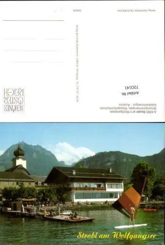 720141 Strobl a. Wolfgangsee Strandpromenade Wasserschischule