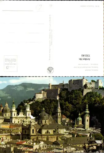 720143 Foto AK Salzburg Altstadt Blick auf Dom