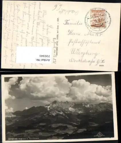 720341 Rossbrand Ausblick geg. d. Dachstein b. Radstadt