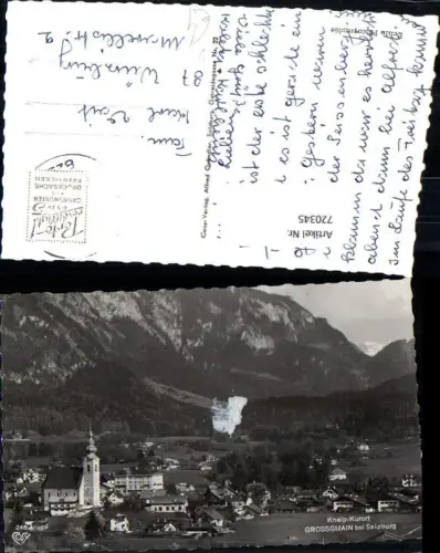 720345 Foto AK Grossgmain b. Salzburg Ansicht m. Kirche pub Cosy 246