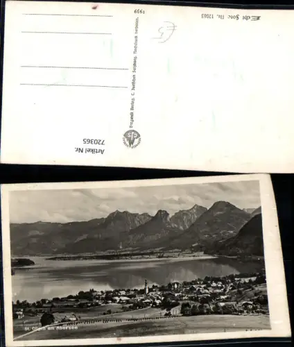 720365 Foto AK St Gilgen a. Abersee Wolfgangsee