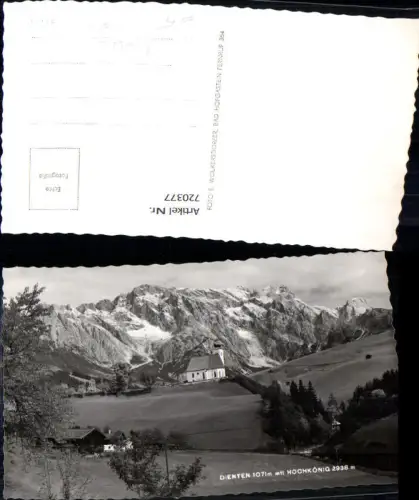720377 Foto AK Dienten a. Hochkönig b. Unken Lofer Bergkirche Kirche