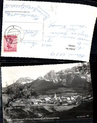 720381 Foto AK Abtenau mit Tennengebirge pub Foto Tantscher 10